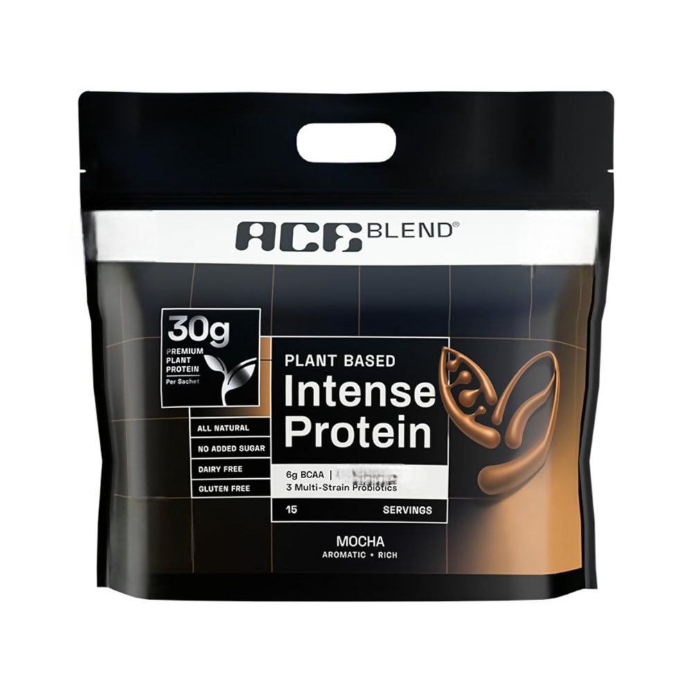 Image 2 of 645 gm for the product Ace Blend Intense 30G Plant Protein - Mocha