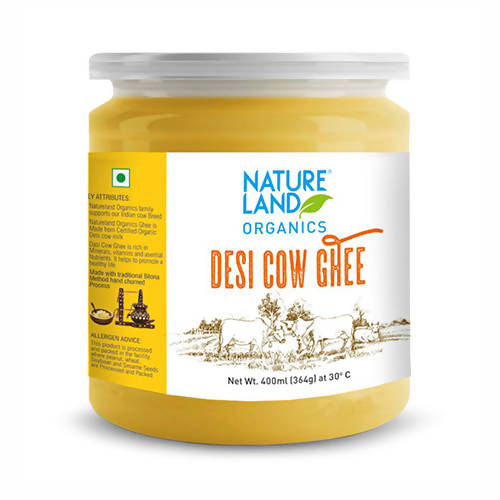 Image 1 of Nature Land Organics Desi Cow Ghee | Natural Desi Cow Ghee | Healthy & Organic Ghee From Cow's Milk