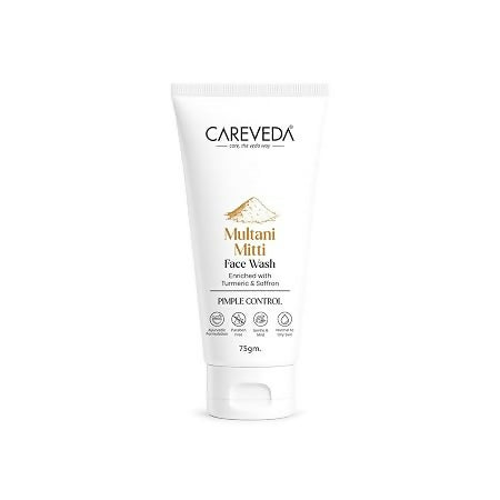Image 1 of 75 gm for the product CareVeda Multani Mitti Face Wash – Pimple Control & Oil Balancing
