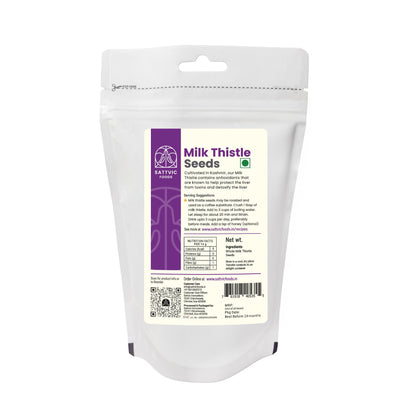 Image 12 of Sattvic Foods Milk Thistle Seeds | Natural Detox & Antioxidants