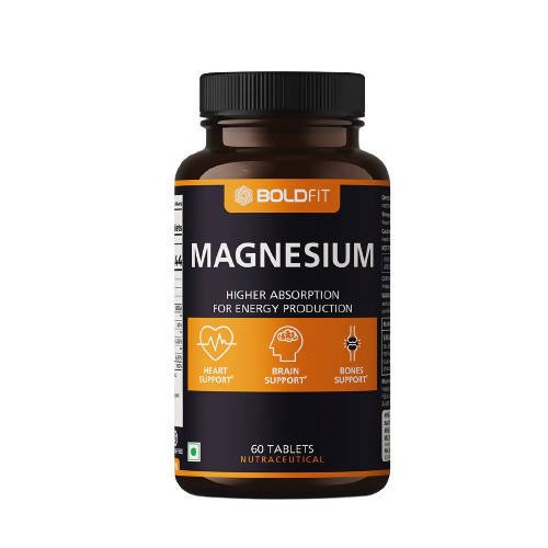 Image 1 of 60 tabs for the product Boldfit Magnesium Complex 824mg Tablets