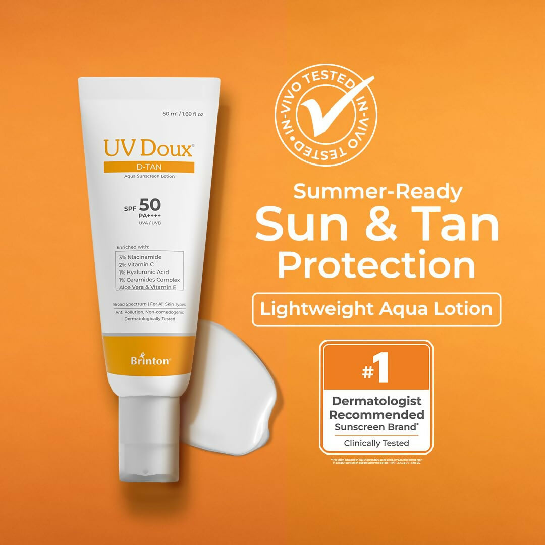 Image 8 of Brinton Uv Doux D-Tan Aqua Sunscreen Lotion