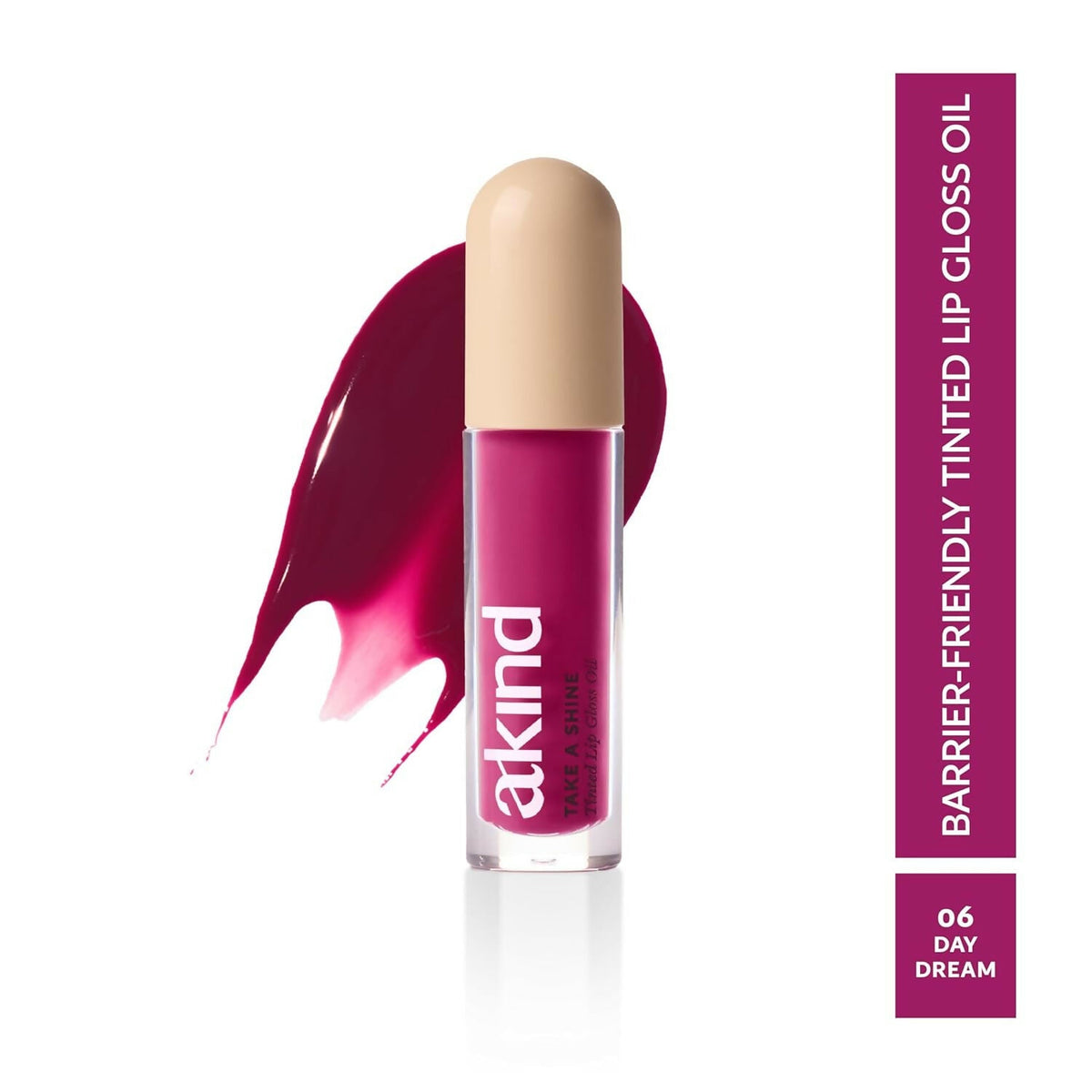 Image 2 of Akind Take A Shine Tinted Lip Gloss Oil - 06 Day Dream