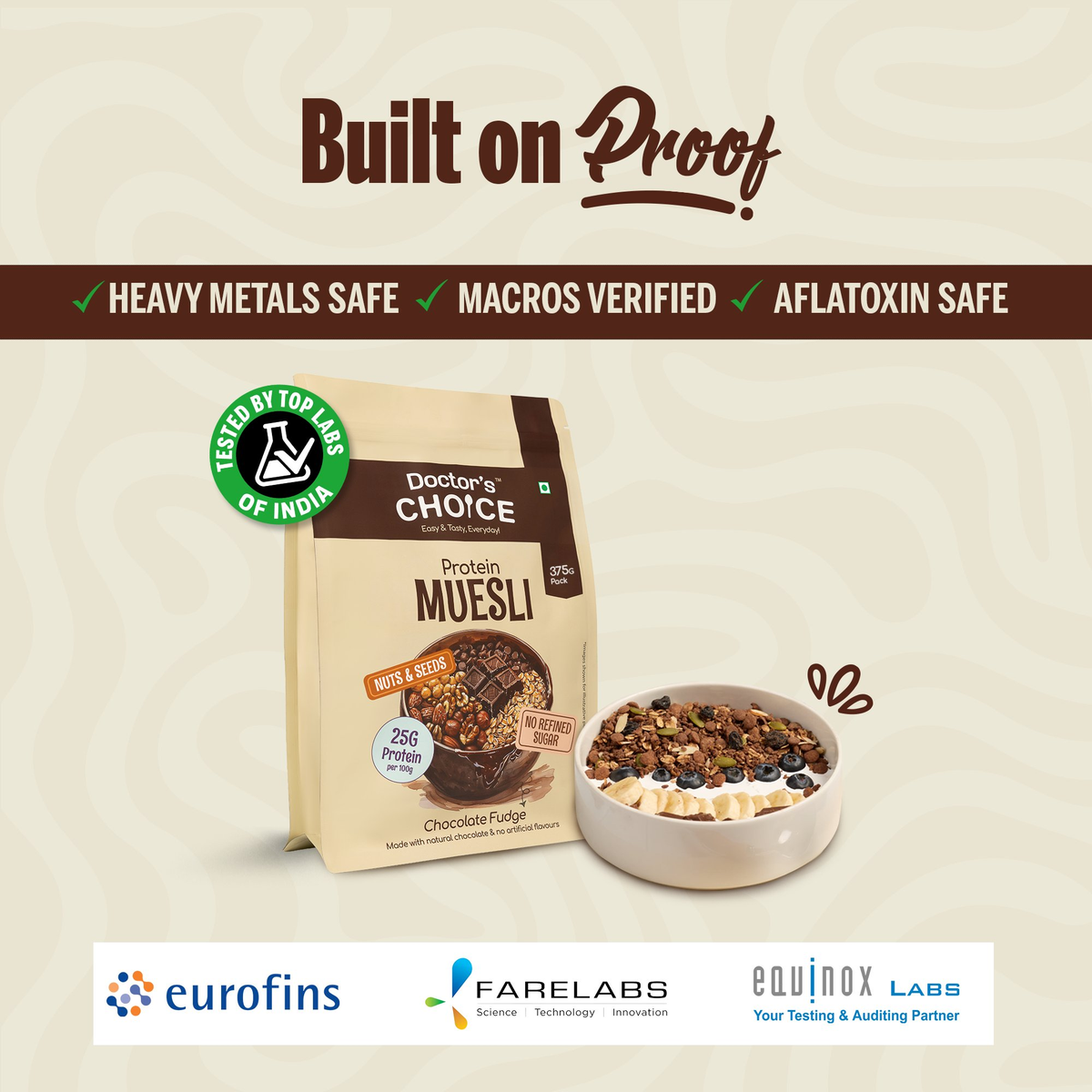 Image 10 of Doctor's Choice Protein Muesli 375 GM