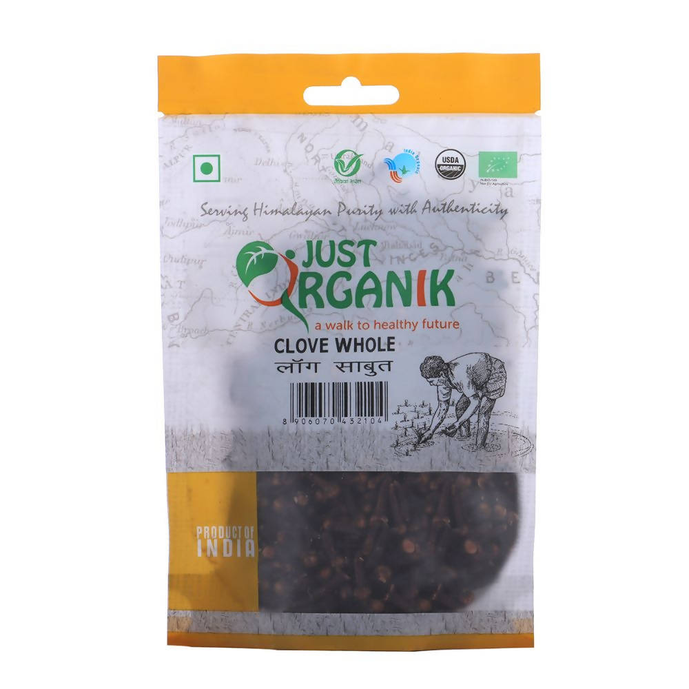 Image 1 of 50 gm / Pack of 1 for the product Just Organik Clove Whole (Laung Sabut)