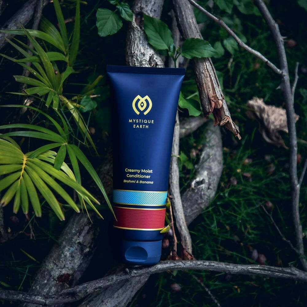 Image 7 of Mystique Earth Creamy Moist Conditioner With Richness Of Brahmi & Banana