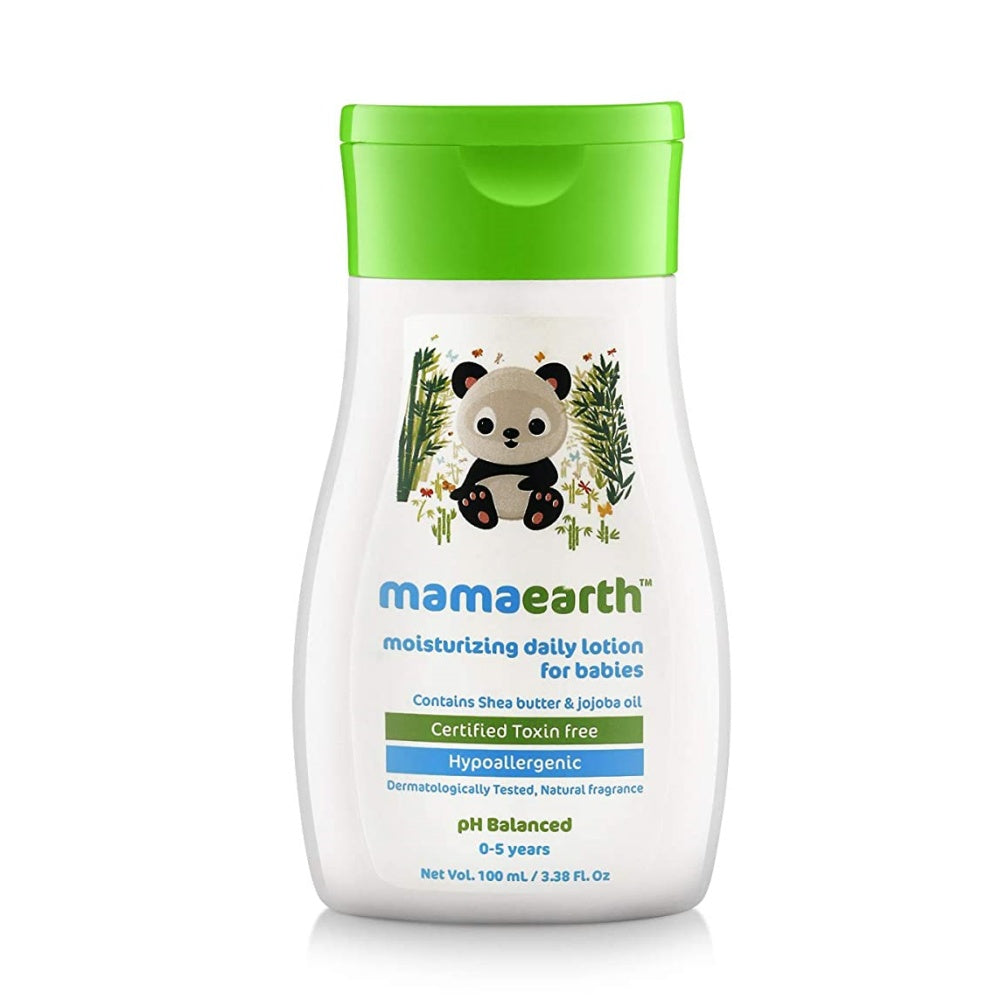 Image 1 of 100 ml for the product Mamaearth Moisturizing Daily Baby Lotion For Deeply Nourishes & Relieves Dryness