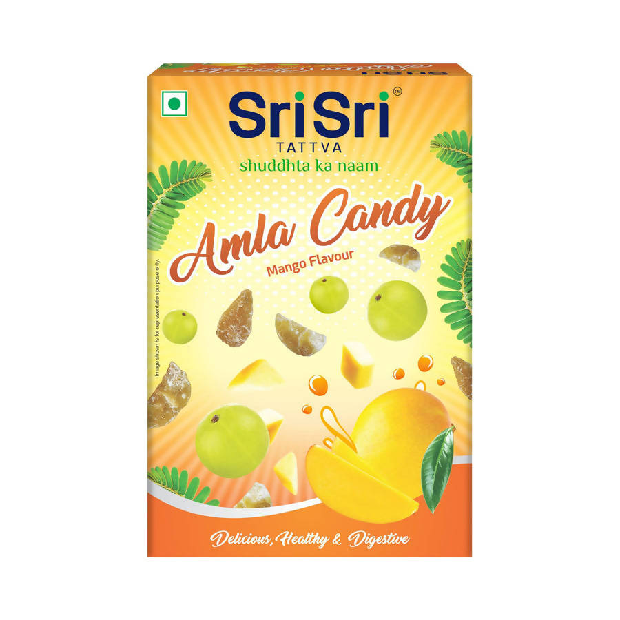 Image 1 of 400 gm / Mango Flavour for the product Sri Sri Tattva Amla Candy