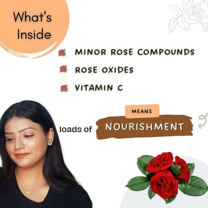 Image 5 of Mystiq Living Rose Water Pure & Natural Spray Face Toner, Gulab Jal For Skin & Hair
