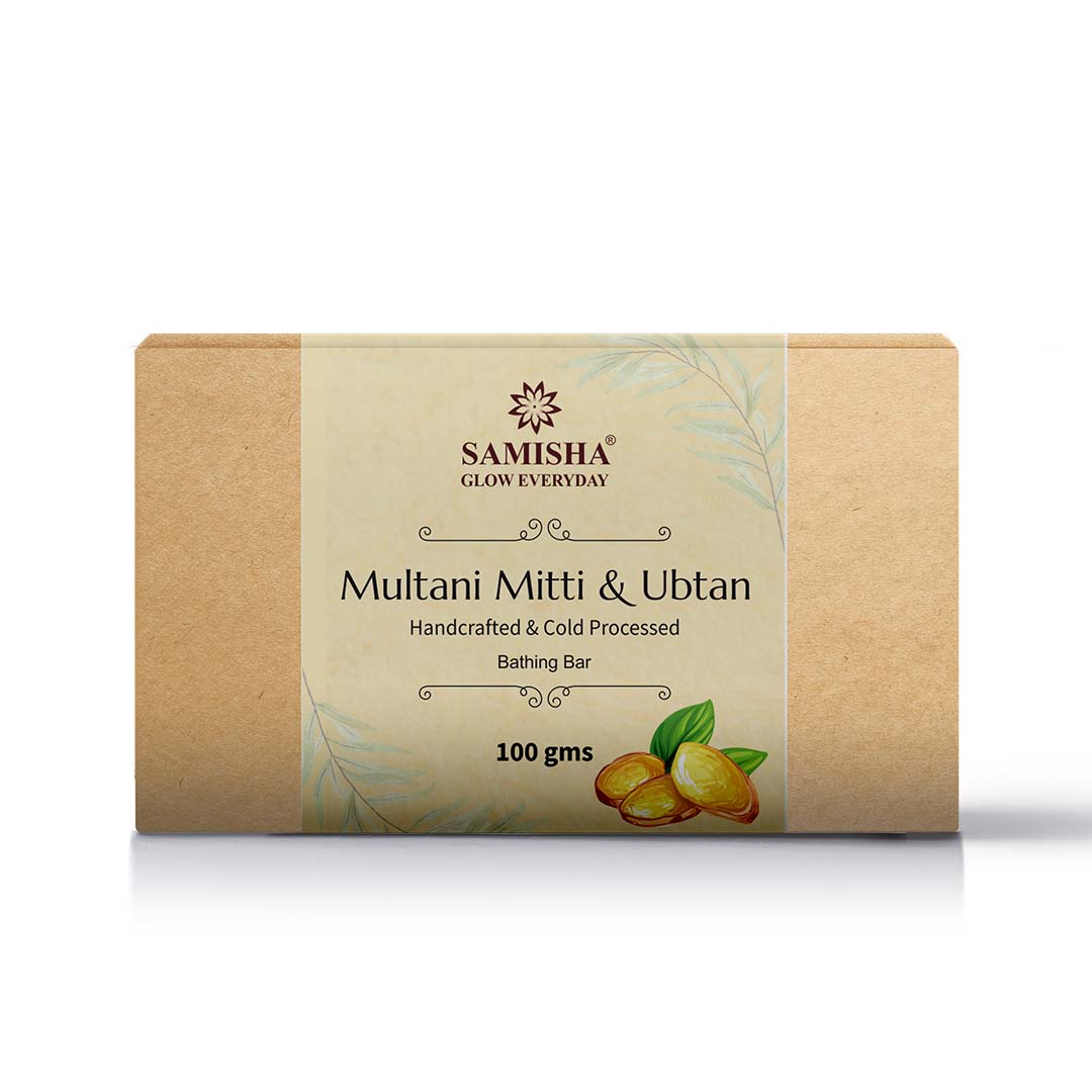 Image 1 of 100 gm / Pack of 1 for the product Samisha Organic Multani Mitti & Ubtan Soap