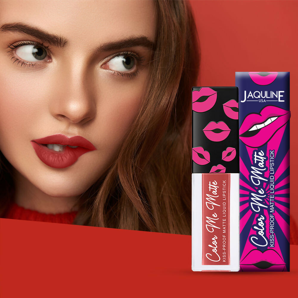 Image 3 of Jaquline USA Color Me Matte Liquid Lipstick - Plum
