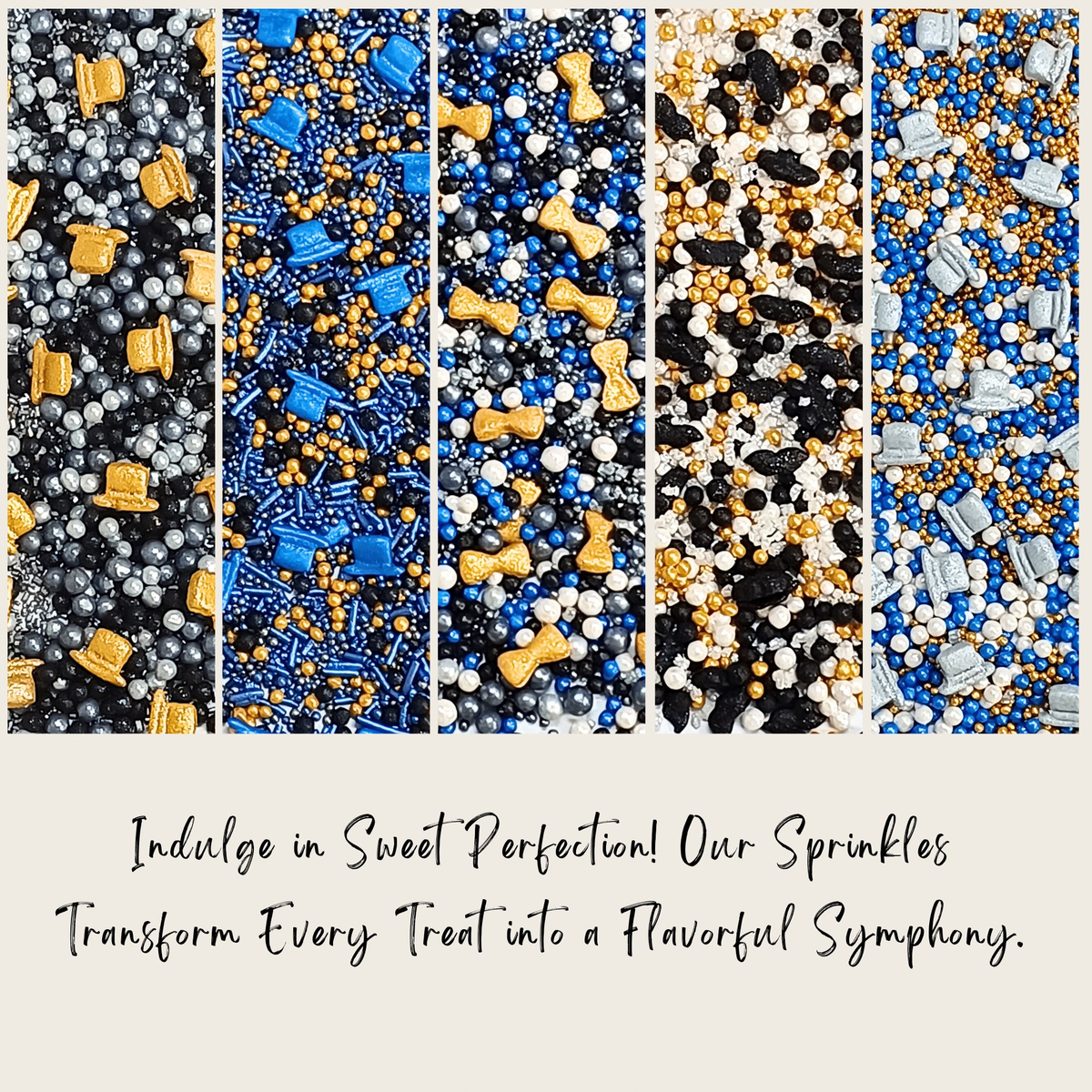 Image 6 of Confect Black, Blue & White | (03) Father's Day Sprinkles