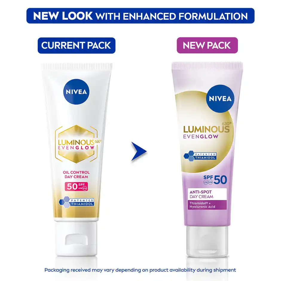 Image 2 of Nivea Luminous Even Glow Oil Control Day Cream SPF 50