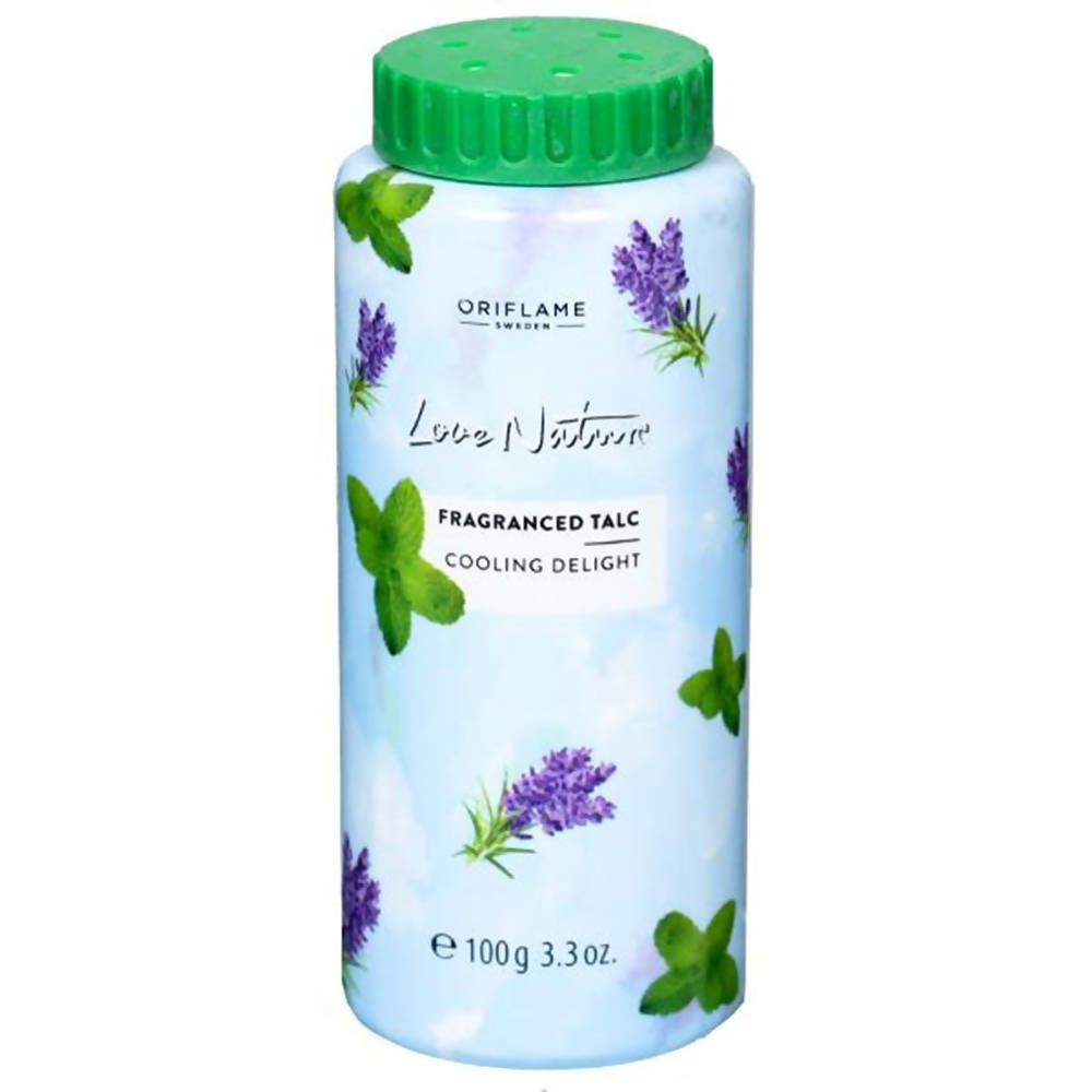 Image 1 of 100 Gm / Pack of 1 for the product Oriflame Love Nature Fragranced Talc Cooling Delight