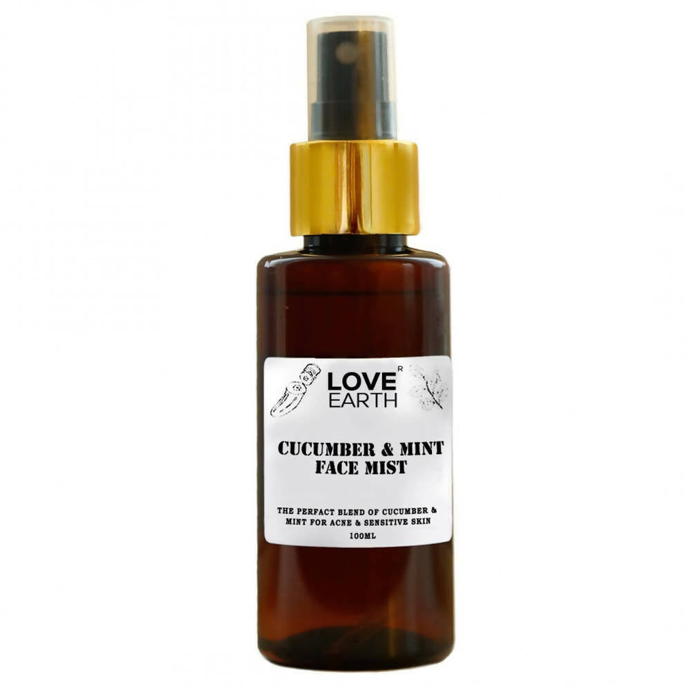 Image 1 of 100 ml / Pack of 1 for the product Love Earth Cucumber & Mint Face Mist