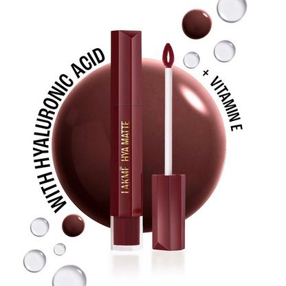Image 2 of Lakme 9to5 Hya Matte Liquid Lipstick + Hyaluronic Acid - Afterhours Wine