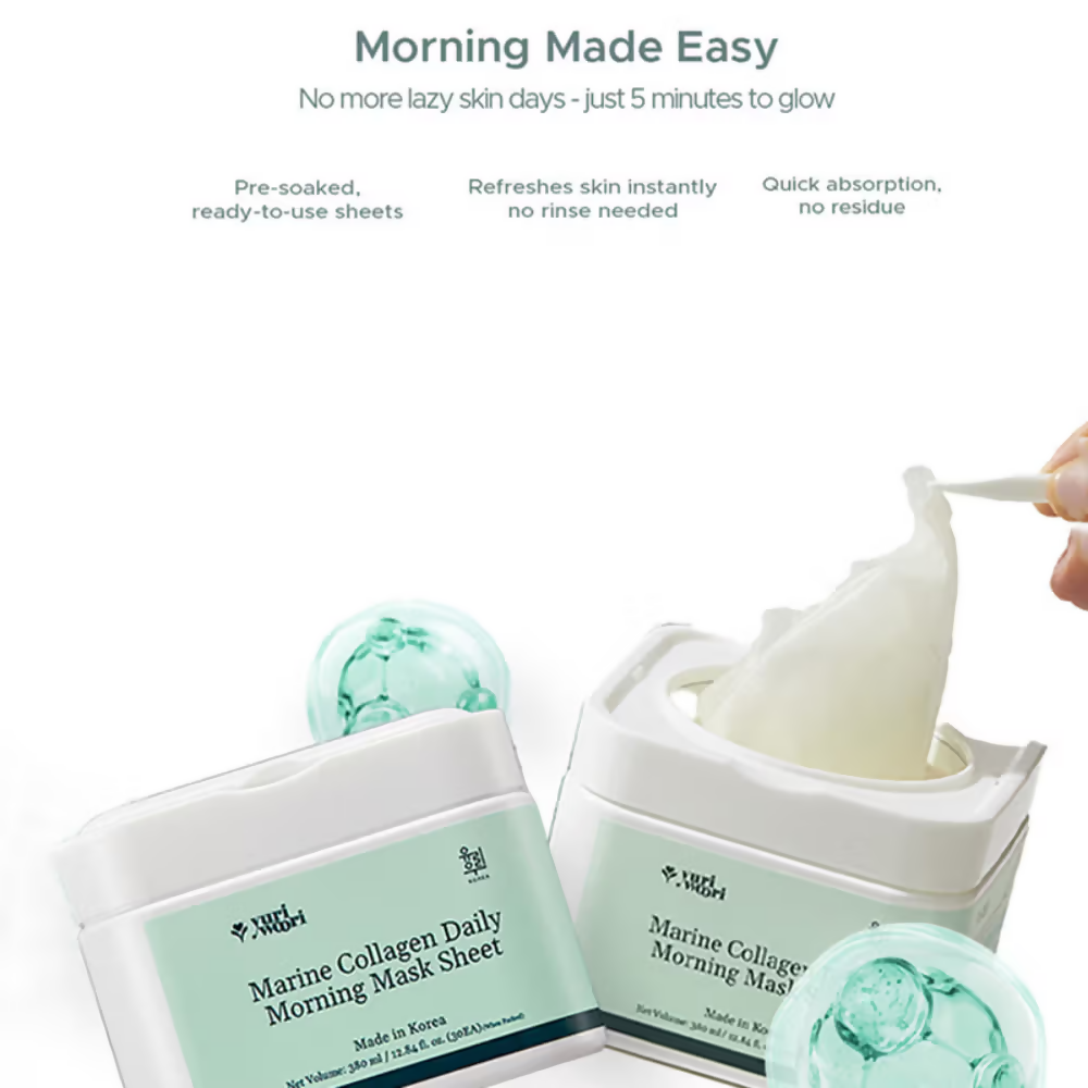 Image 5 of Yuri Woori Marine Collagen Daily Morning Sheet Mask