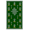 Image 1 of Default Title for the product Sri Yagnaa Decoration M 1 – Green Muggu Backdrop Cloth with Flower Hanging Design, 5 x 8 Ft