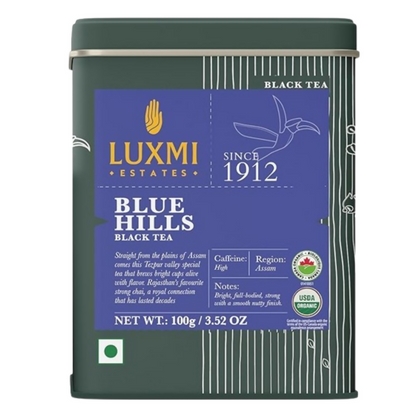 Image 1 of 100 gm for the product Luxmi Estates Blue Hills Black Tea Blend