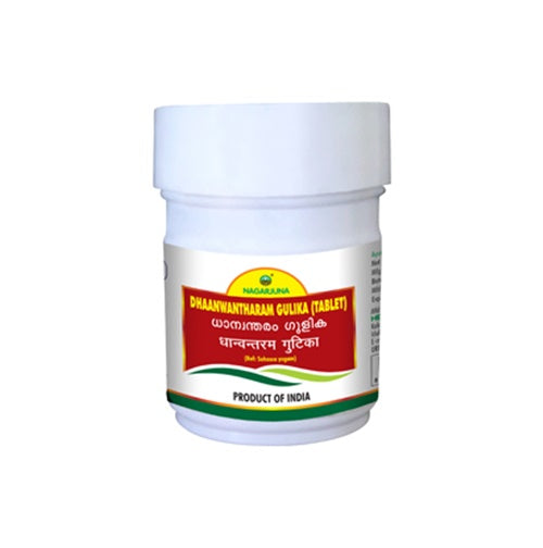 Image 1 of 100 tabs for the product Nagarjuna Ayurveda Dhanawantram Gulika