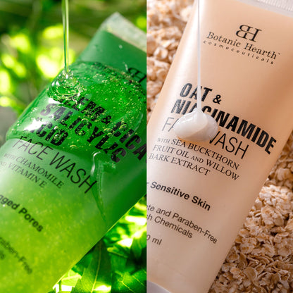 Image 1 of Botanic Hearth Neem, Cica & Salicylic Acid Face Wash with Oat & Niacinamide Face Wash
