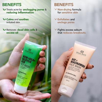 Image 3 of Botanic Hearth Neem, Cica & Salicylic Acid Face Wash with Oat & Niacinamide Face Wash