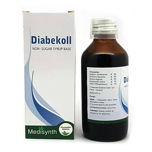 Image 1 of 120 ml for the product Medisynth Diabekoll Non-Sugar Syrup