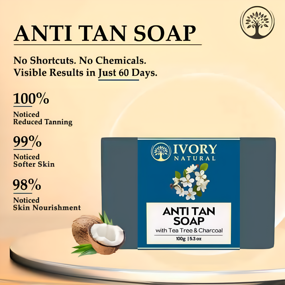Image 2 of Ivory Natural Tan Soap - Tanning, Protect From Uv Rays For Both Men & Women