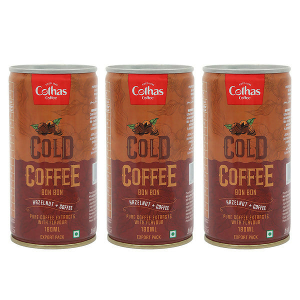 Image 9 of 180 ml / Pack of 3 for the product Cothas Coffee Bon Bon Hazelnut Cold Coffee