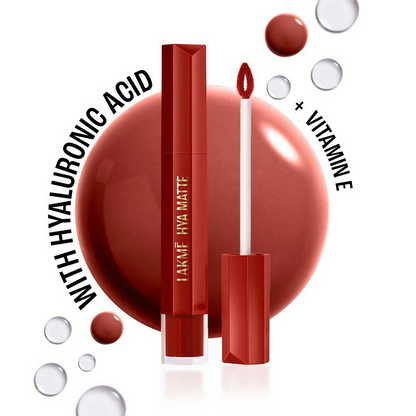 Image 2 of Lakme 9to5 Hya Matte Liquid Lipstick + Hyaluronic Acid - Boss Lady Brick