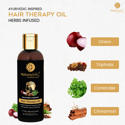 Image 2 of Prakruth Care Ayurvedic Inspired Hair Therapy Oil For Men