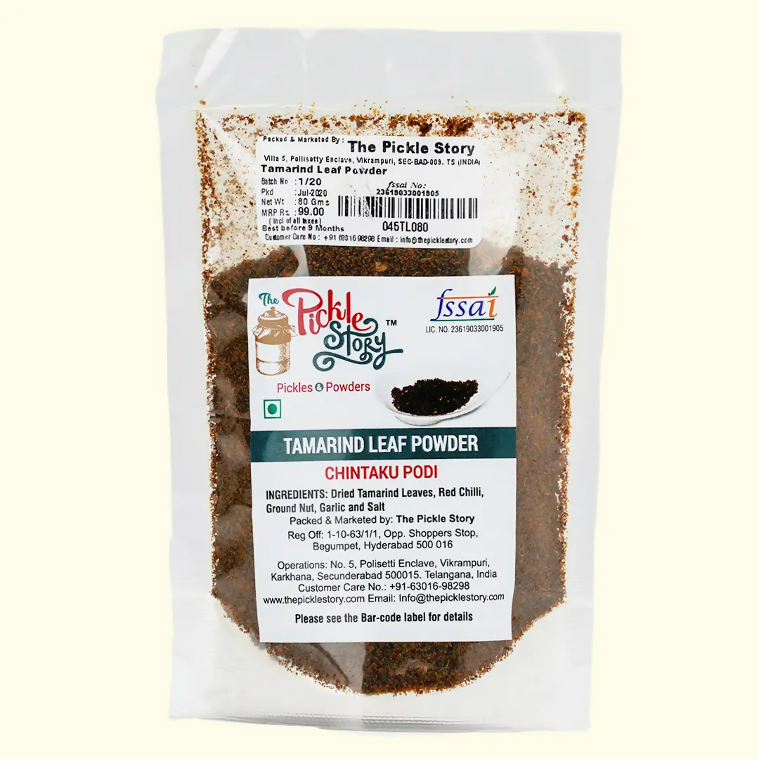 Image 1 of 80 gm / Pack of 1 for the product The Pickle Story Tamarind Leaf Powder