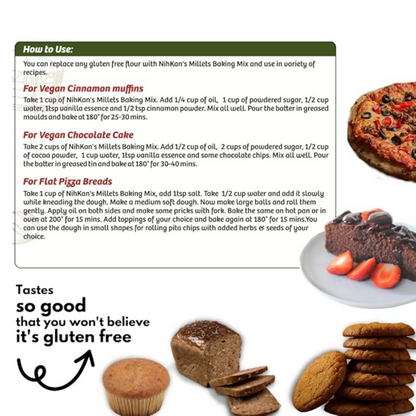 Image 4 of NIHKAN Gluten Free Baking Mix Flour with Millets