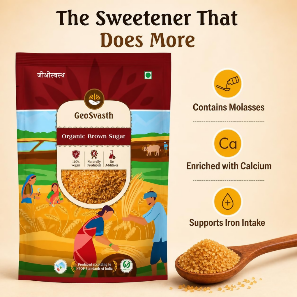 Image 3 of Geosvasth Organic Brown Sugar