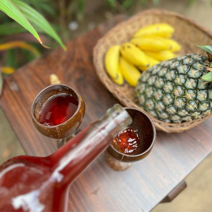 Image 5 of Thenga Coconut Shell & Wooden Wine Glasses