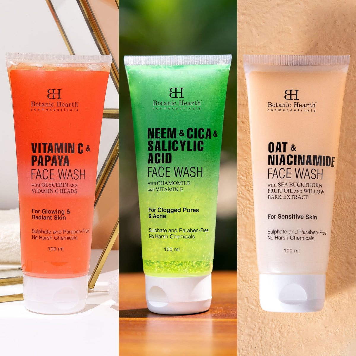 Image 1 of Botanic Hearth Papaya & Vitamin C Face Wash