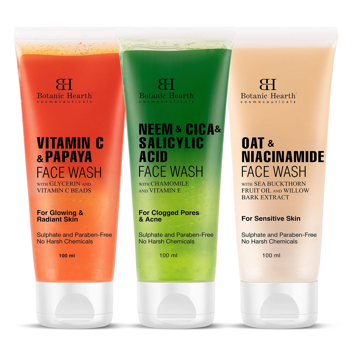 Image 7 of combo for the product Botanic Hearth Papaya & Vitamin C Face Wash