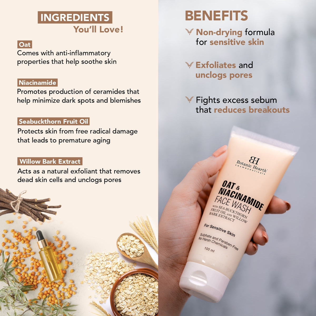 Image 5 of Botanic Hearth Papaya & Vitamin C Face Wash