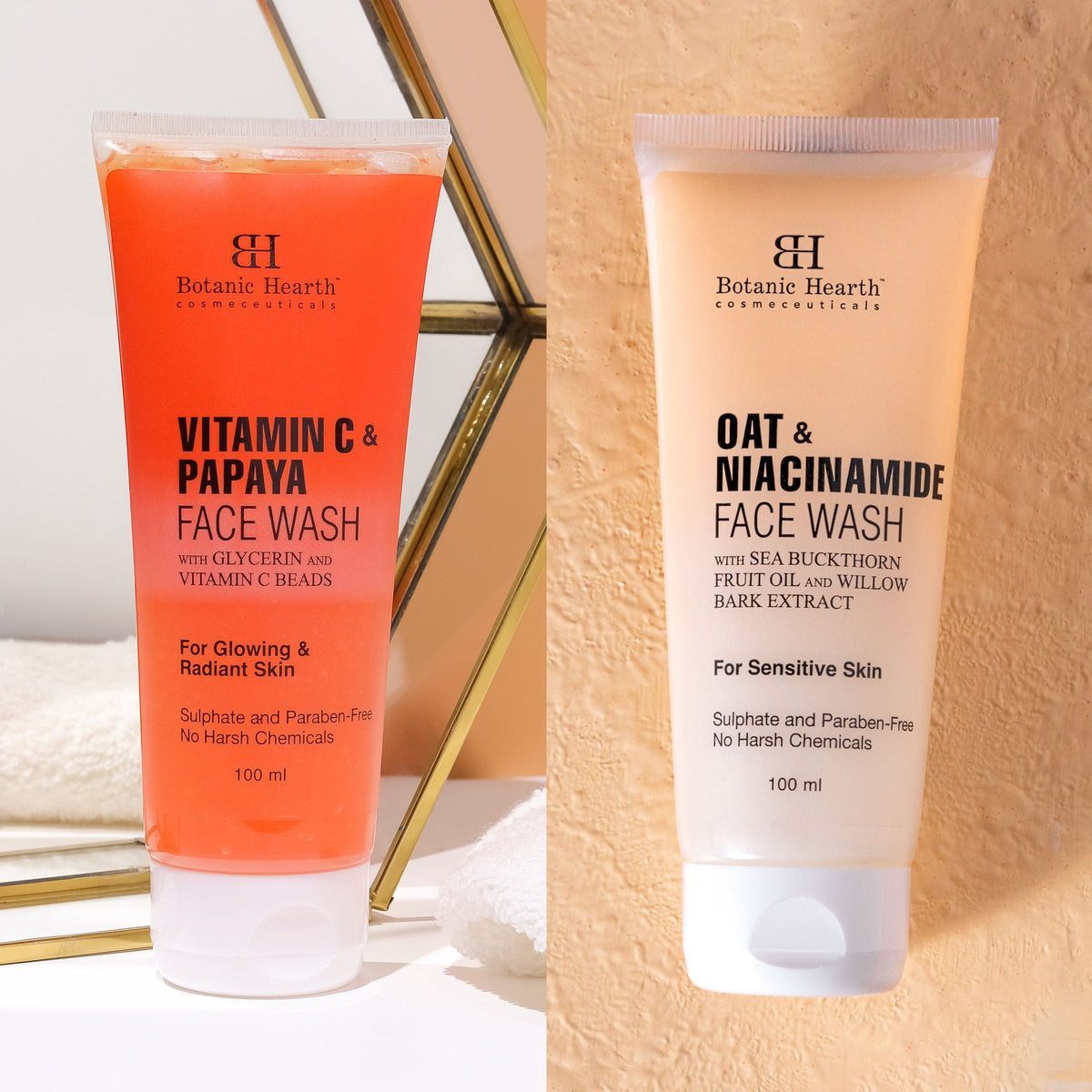 Image 1 of Botanic Hearth Papaya & Vitamin C with Oat & Niacinamide Face Wash