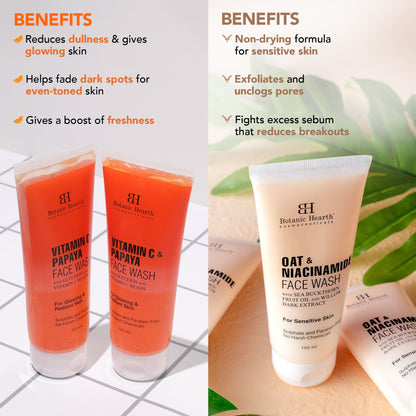 Image 3 of Botanic Hearth Papaya & Vitamin C with Oat & Niacinamide Face Wash