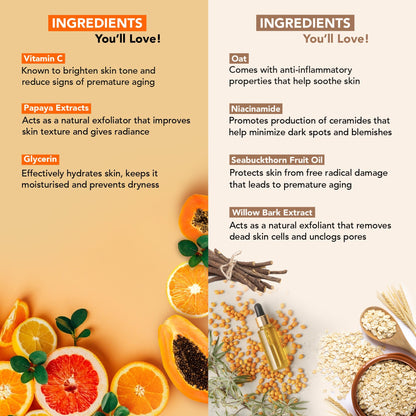 Image 4 of Botanic Hearth Papaya & Vitamin C with Oat & Niacinamide Face Wash