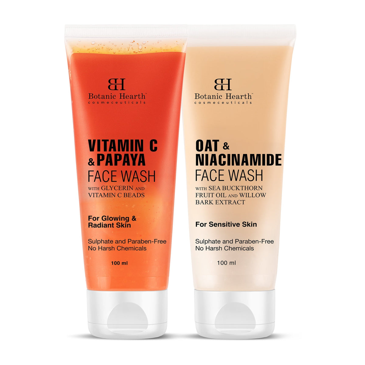 Image 6 of combo / Pack of 1 for the product Botanic Hearth Papaya & Vitamin C with Oat & Niacinamide Face Wash