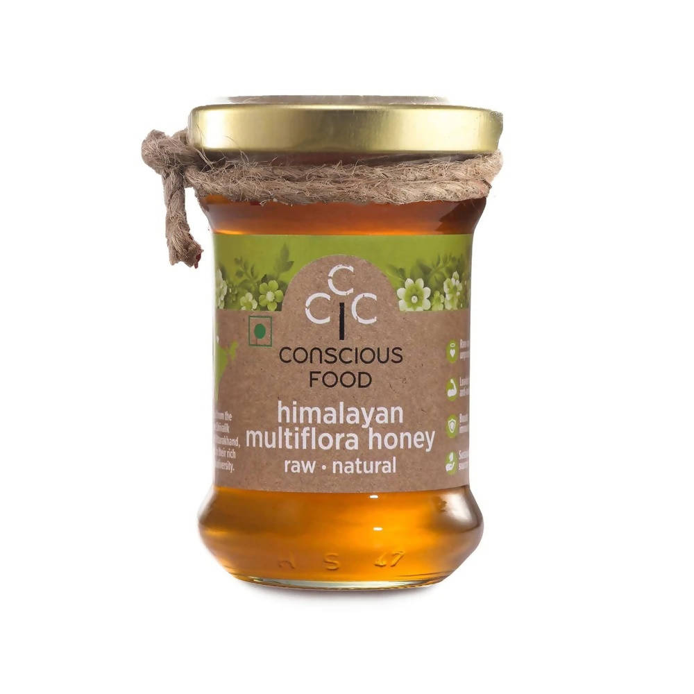 Image 1 of 200 gm for the product Conscious Food Himalayan Multi Flora Raw Honey