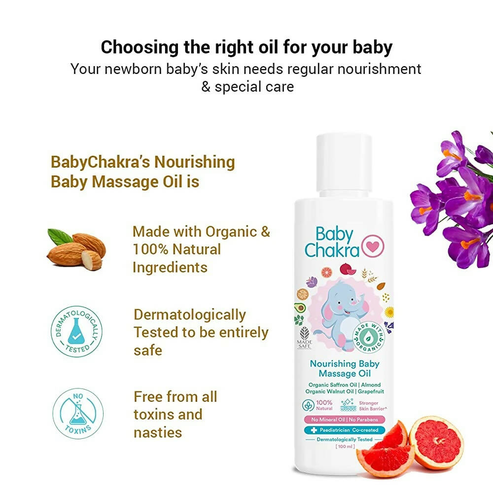 Image 4 of BabyChakra Nourishing Baby Massage Oil