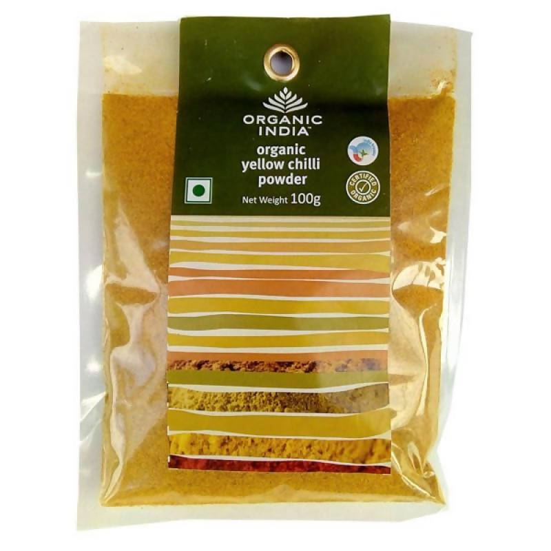 Image 1 of 100 gm for the product Organic India Organic Yellow Chilli Powder
