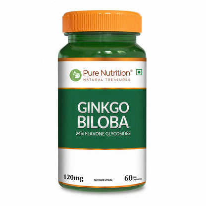 Image 1 of 60 caps for the product Pure Nutrition Gingko Biloba Capsules