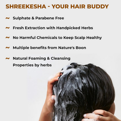 Image 9 of Pureus Herbals Amla & Bhringraj Herbal Shampoo