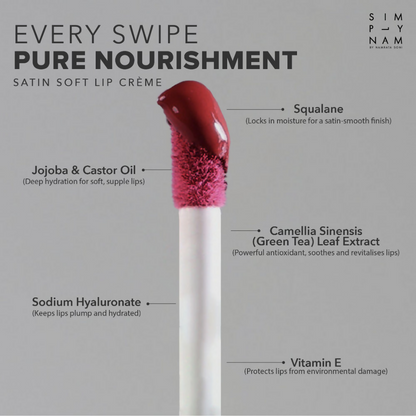 Image 5 of Simply Nam Satin Soft Lip Creme - Pernia Perfect Nude