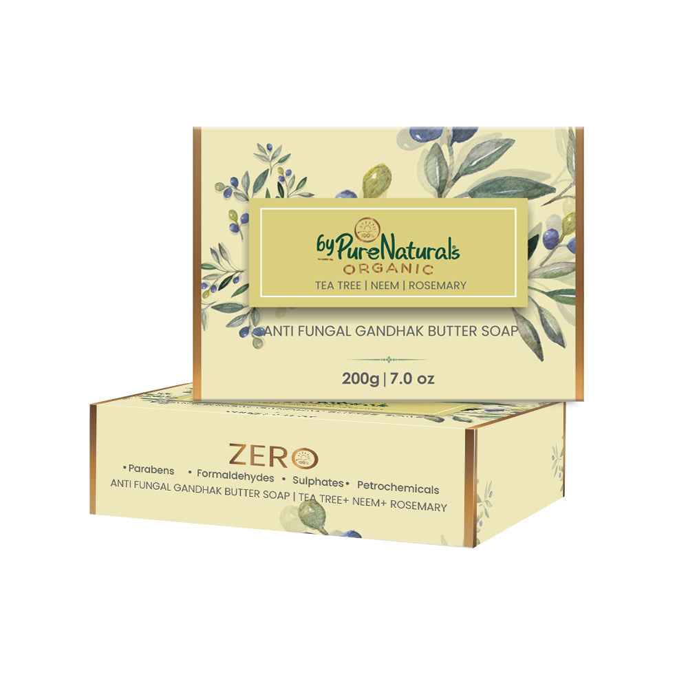 Image 1 of 200 gm / Pack of 1 for the product byPureNaturals Organic Shea Butter Neem Tea Tree & Rosemary Soap