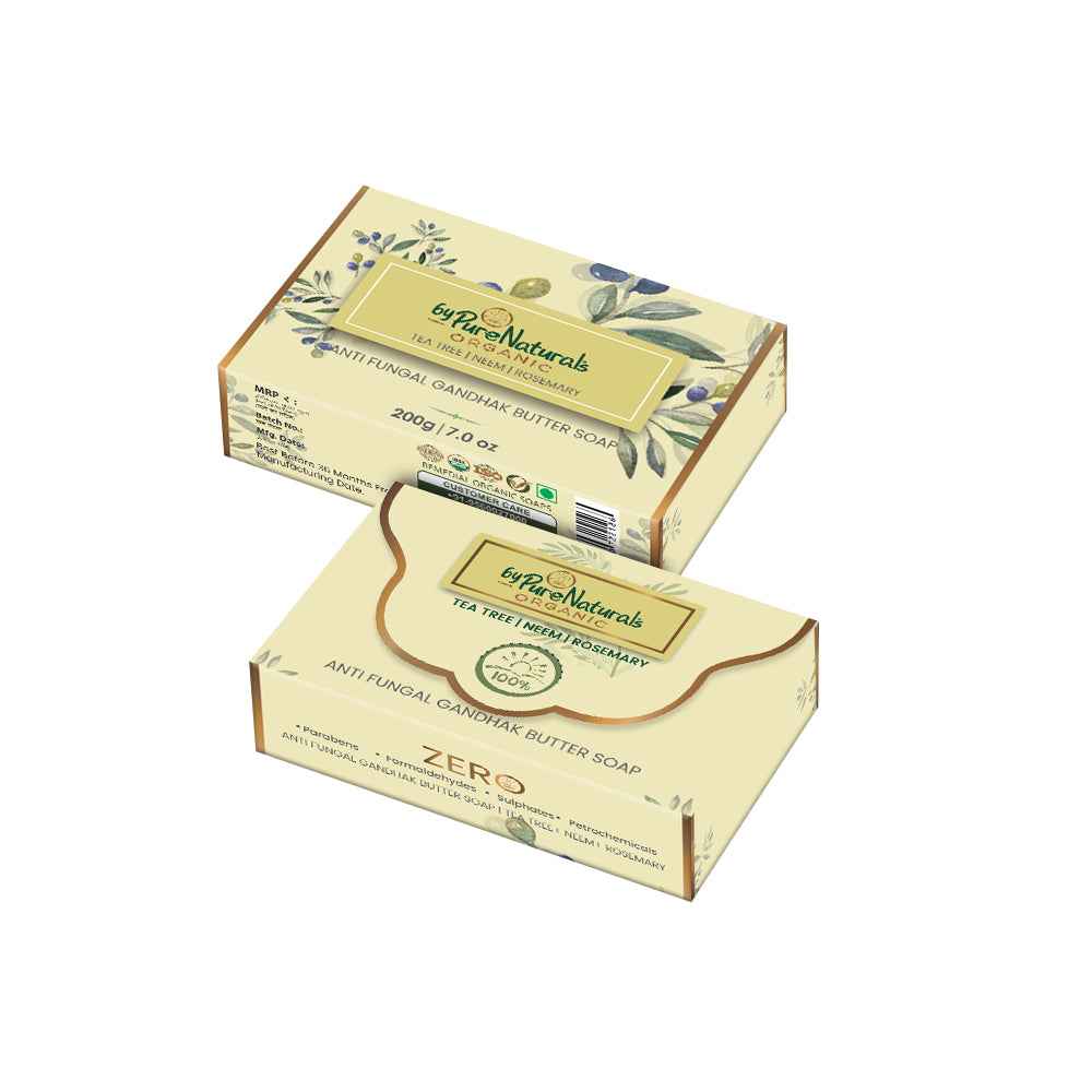 Image 3 of byPureNaturals Organic Shea Butter Neem Tea Tree & Rosemary Soap